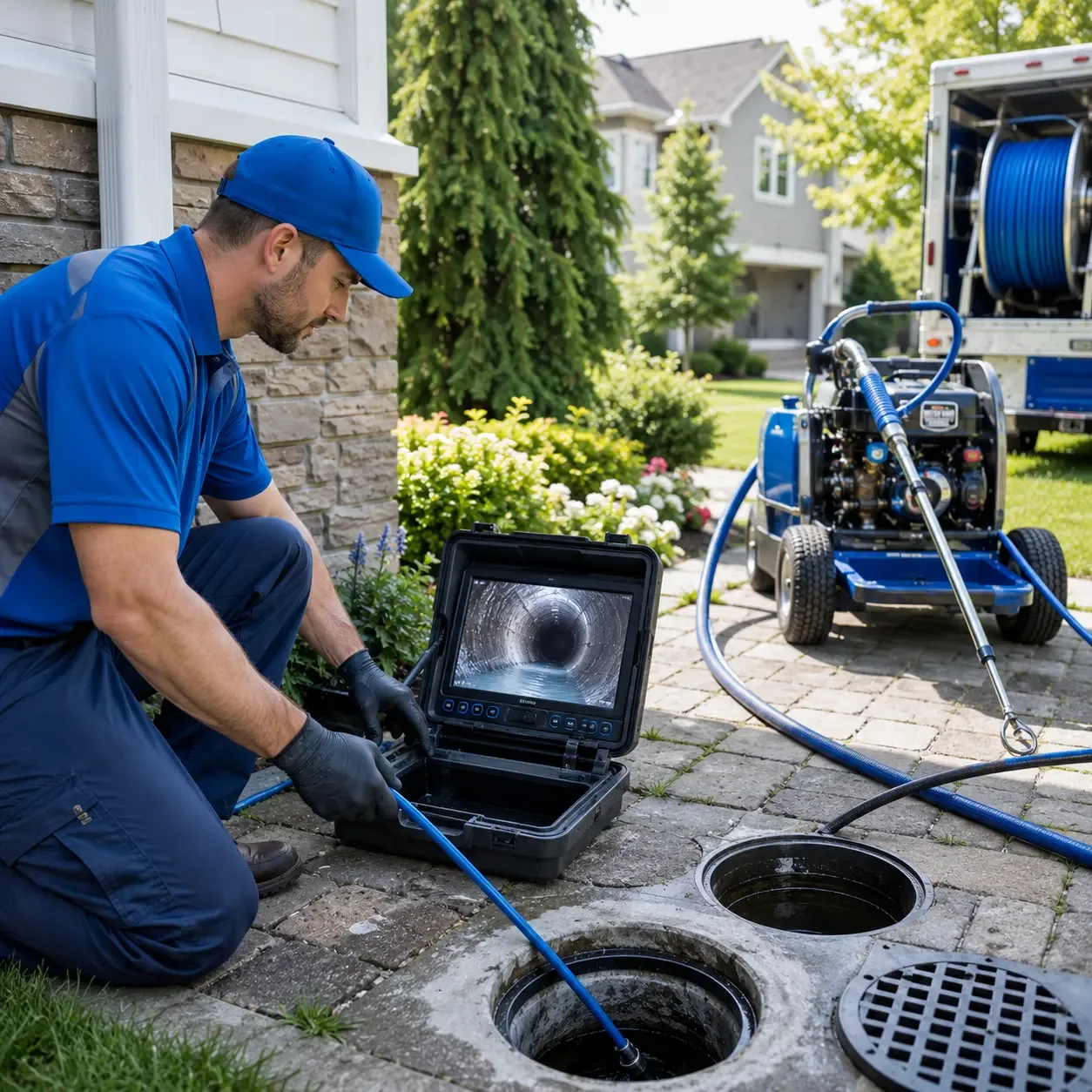 Outdoor drain cleaning professionals serving El Paso, IL