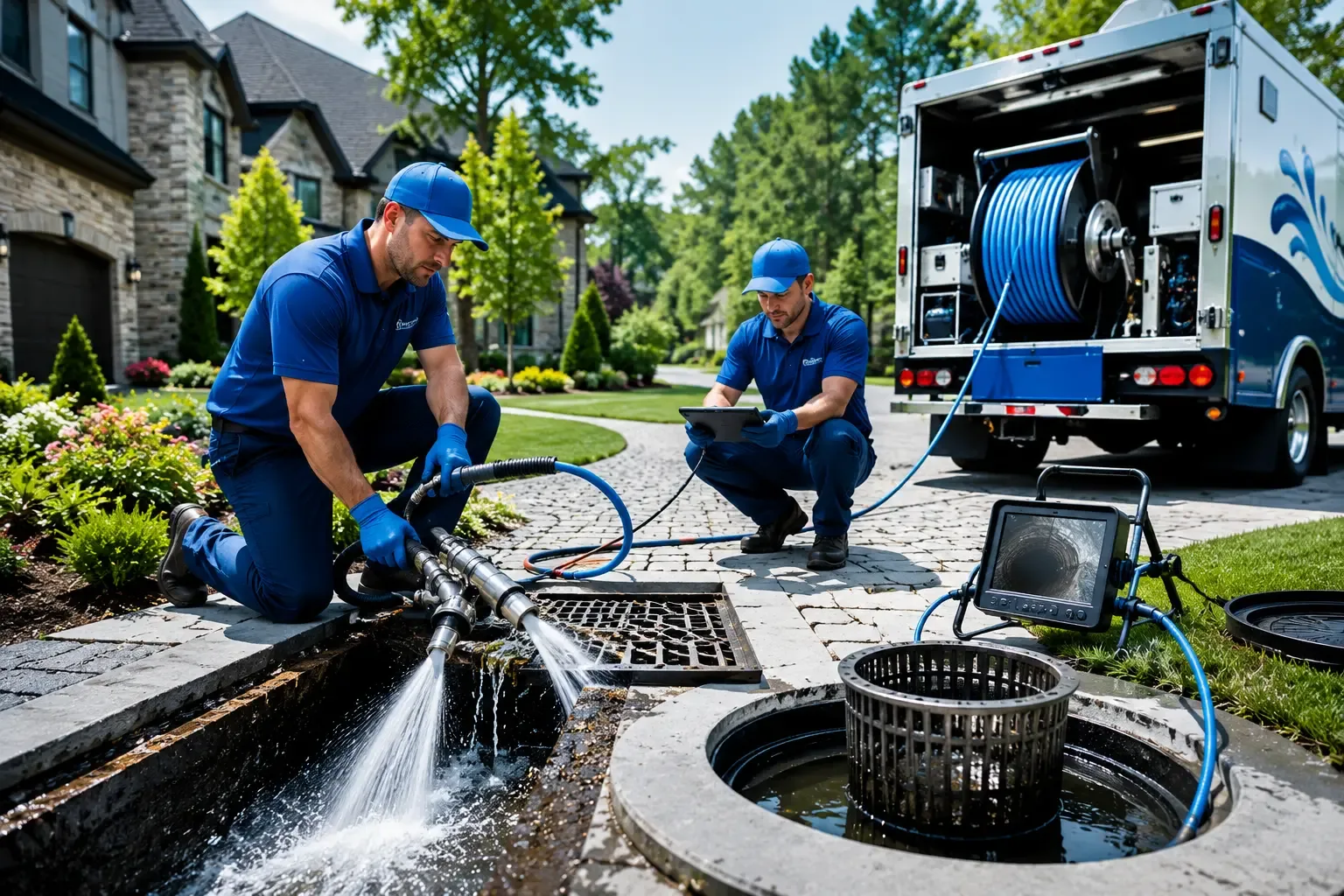 Local outdoor drain cleaning professionals in El Paso, IL
