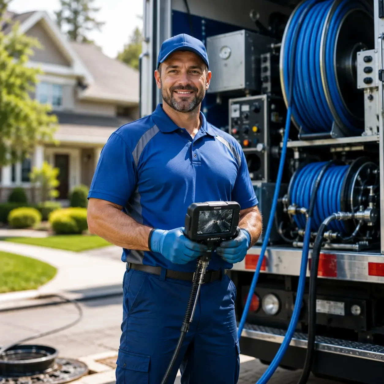 Local outdoor drain cleaning specialists in El Paso, IL